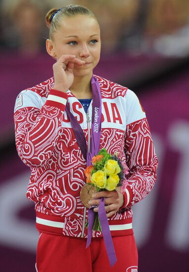 Olympics 2012 Women's Gymnastics. Vault