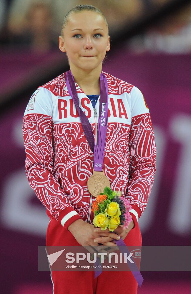 Olympics 2012 Women's Gymnastics. Vault