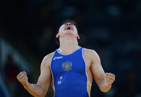 2012 Olympics. Greco-Roman wrestling. Day one