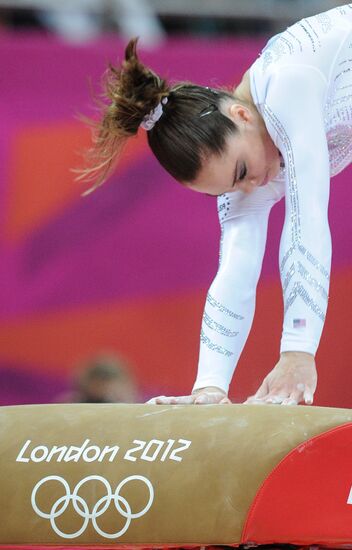 2012 Olympics. Women's Gymnastics. Vault