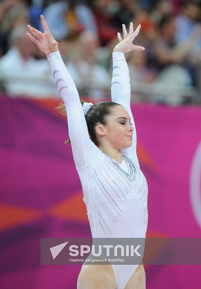 2012 Olympics. Women's Gymnastics. Vault