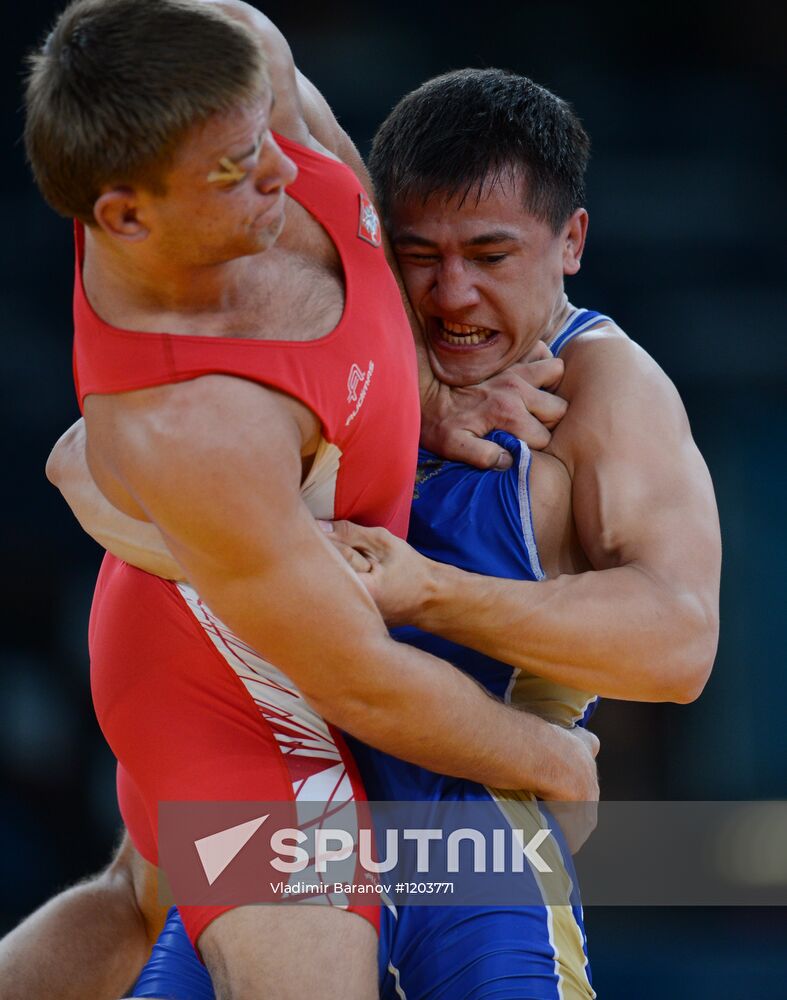 2012 Olympics. Greco-Roman wrestling. Day one