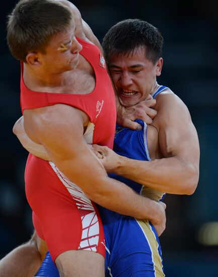 2012 Olympics. Greco-Roman wrestling. Day one