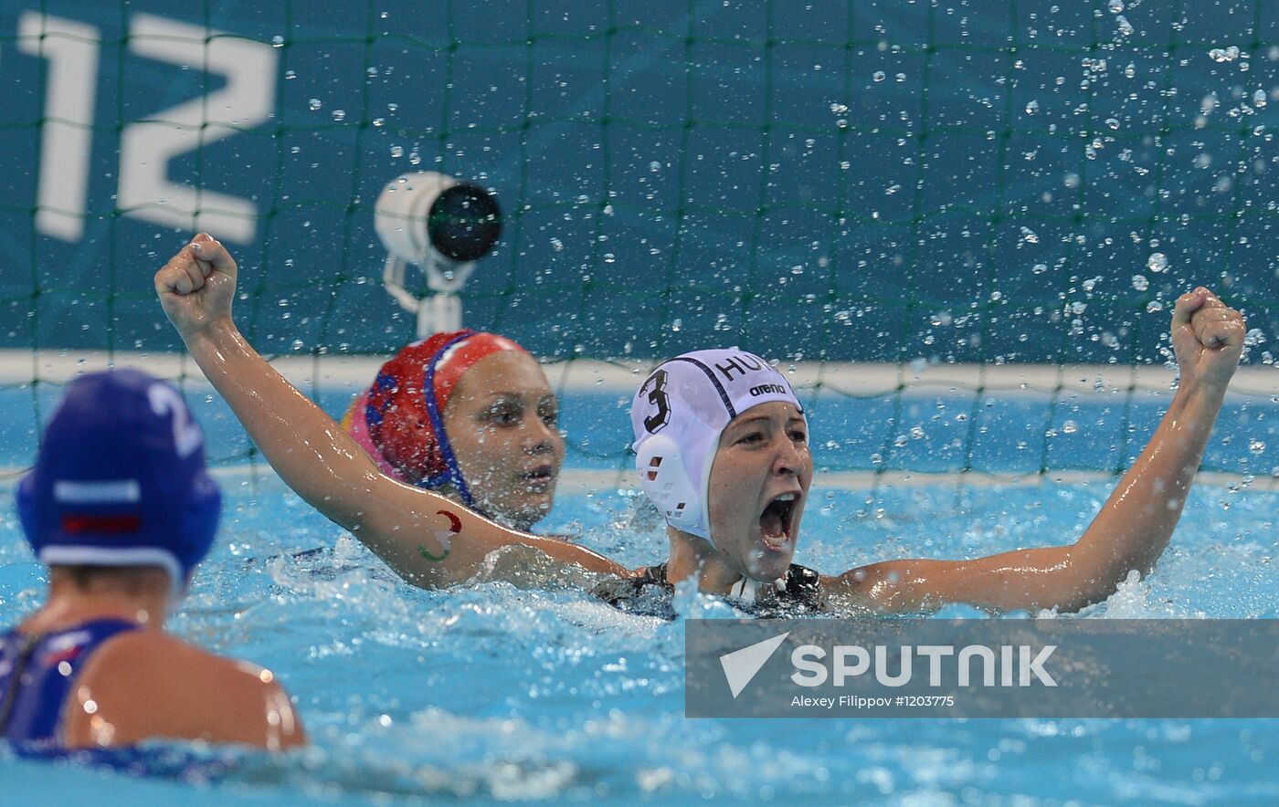 London 2012 Olympics. Water polo. Hungary vs. Russia