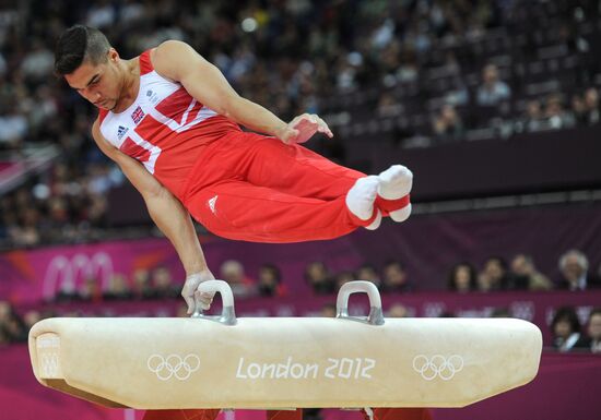 2012 Olympics. Artistic Gymnastics. Pommel horse