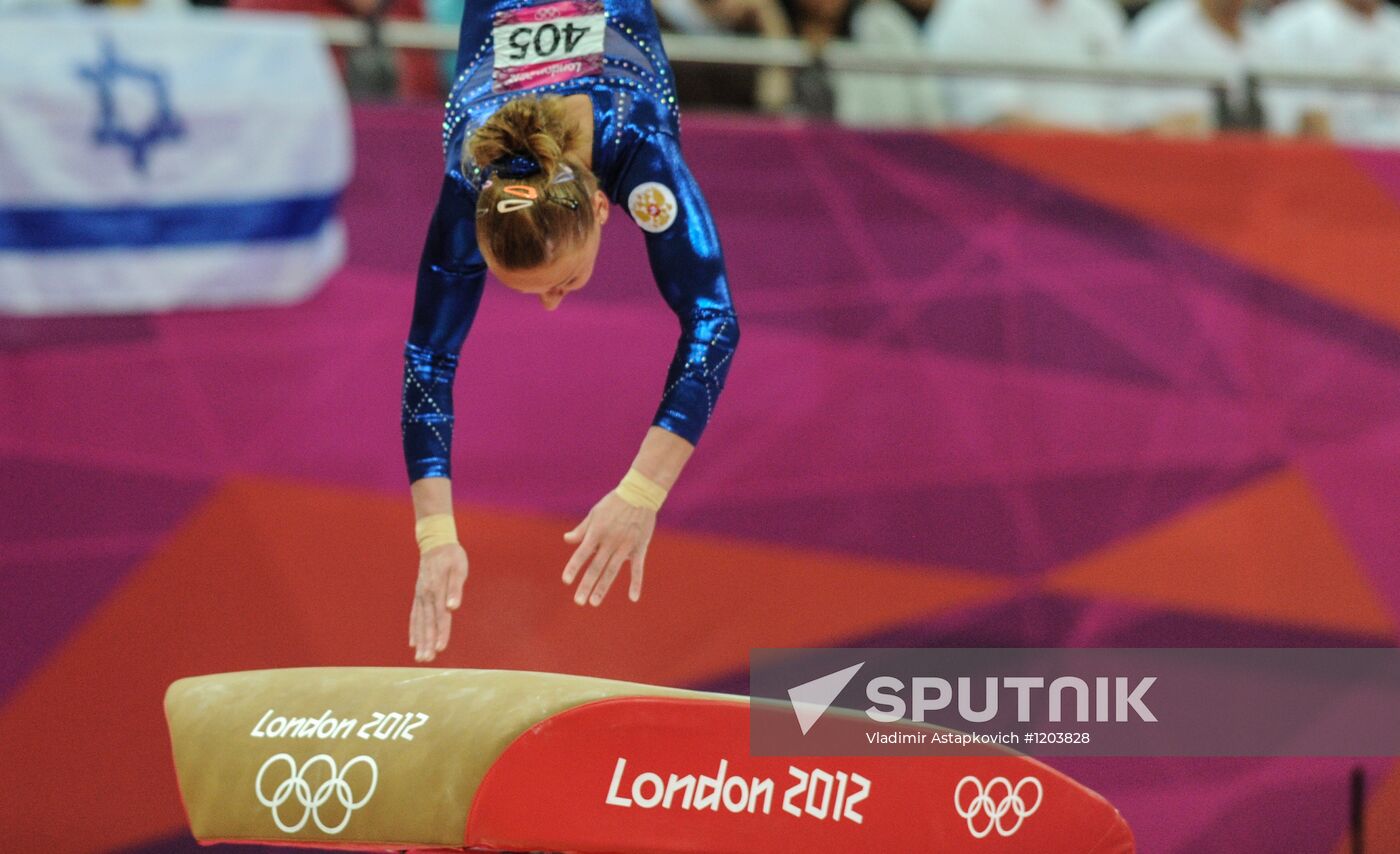 2012 Olympics. Women's Gymnastics. Vault