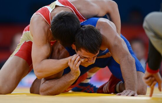 2012 Olympics. Greco-Roman wrestling. Day one