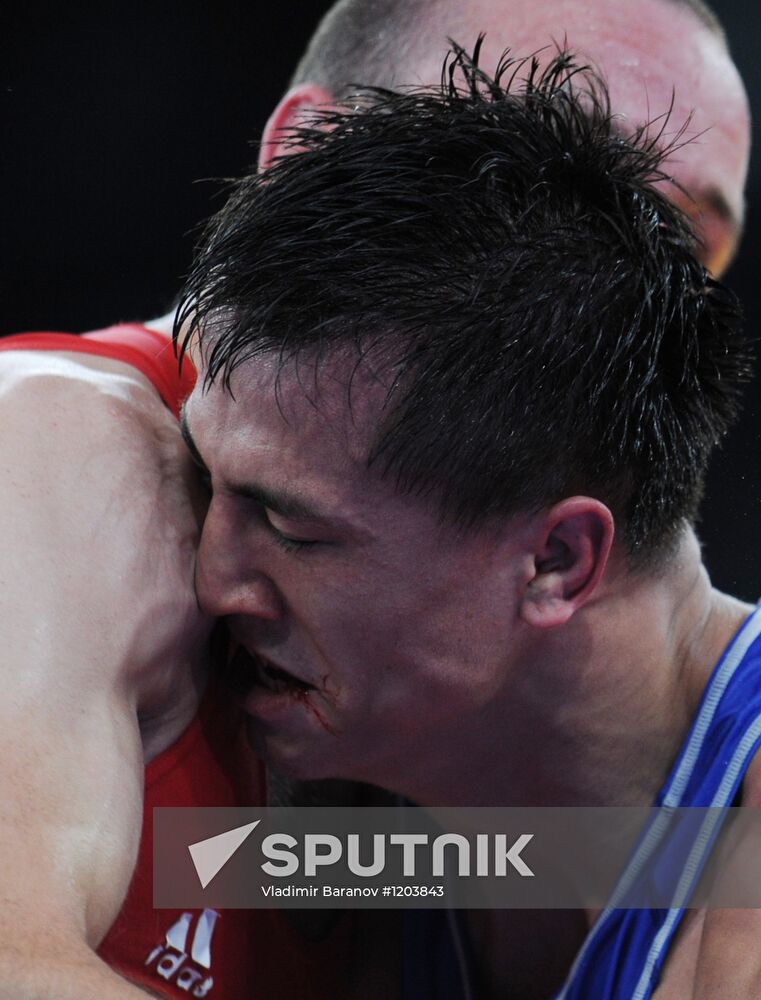 2012 Olympics. Greco-Roman wrestling. Day one