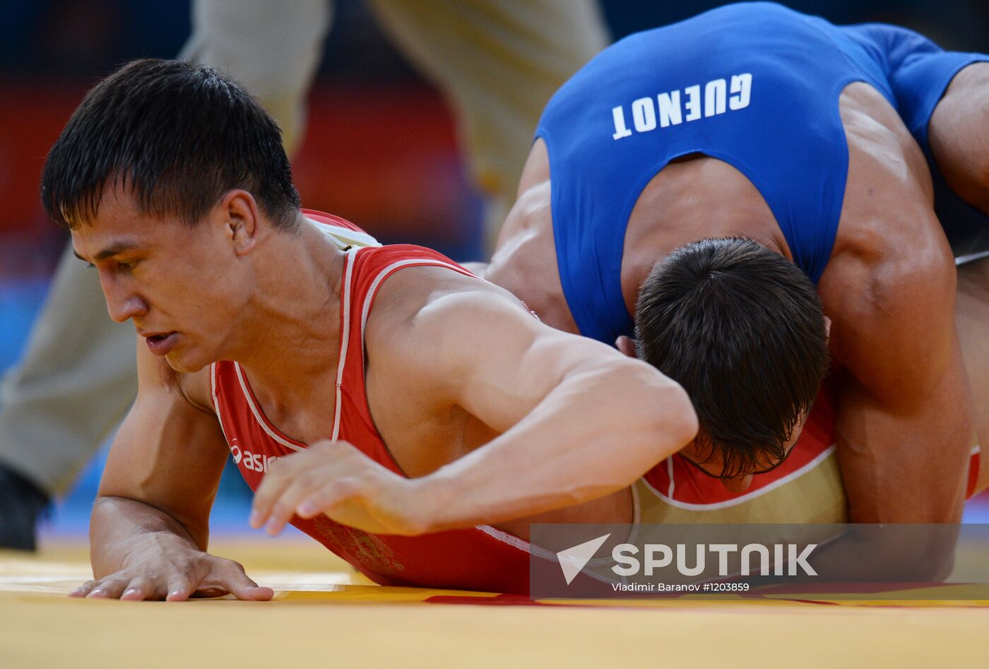 2012 Olympics. Greco-Roman wrestling. Day one