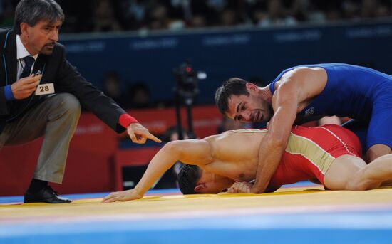 2012 Olympics. Greco-Roman wrestling. Day one