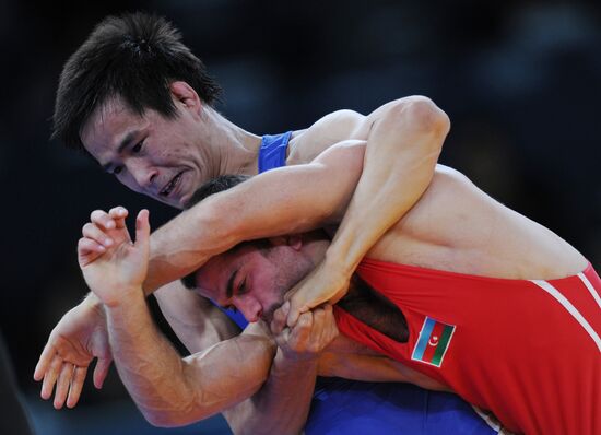 2012 Olympics. Greco-Roman wrestling. Day one