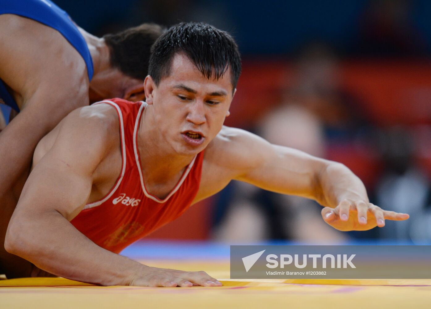 2012 Olympics. Greco-Roman wrestling. Day one