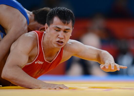 2012 Olympics. Greco-Roman wrestling. Day one