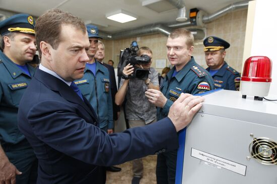 D.Medvedev's working visit to Siberian Federal District. Tomsk