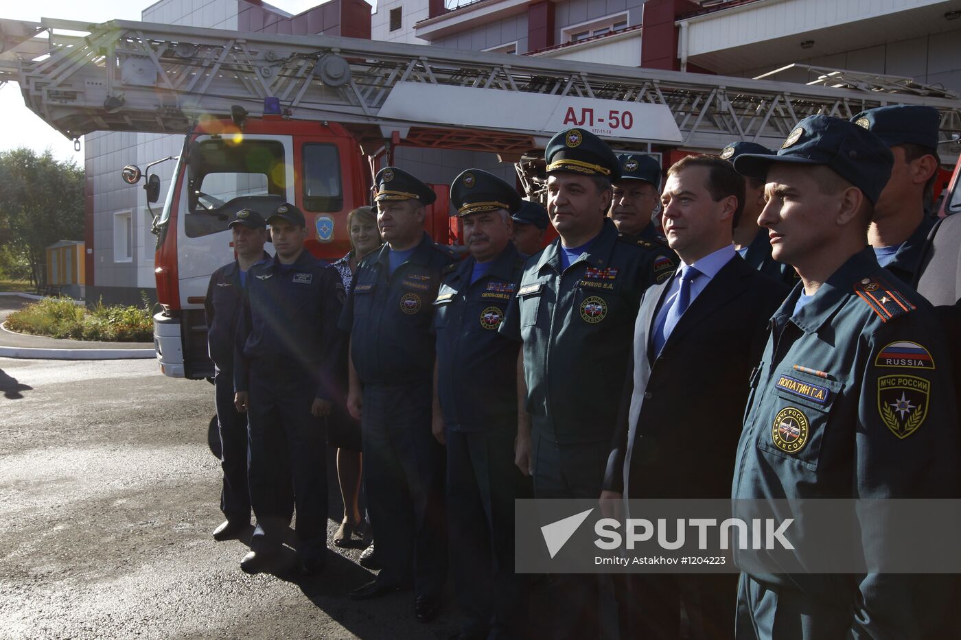 D.Medvedev's working visit to Siberian Federal District. Tomsk