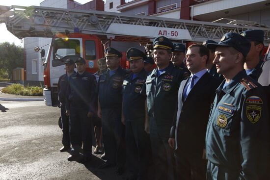D.Medvedev's working visit to Siberian Federal District. Tomsk