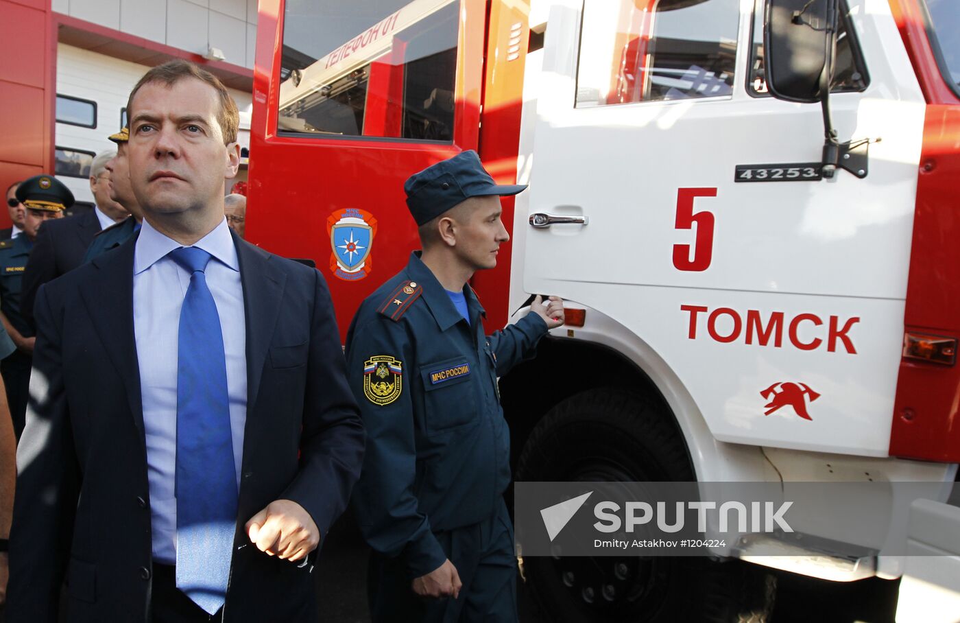 D.Medvedev's working visit to Siberian Federal District. Tomsk