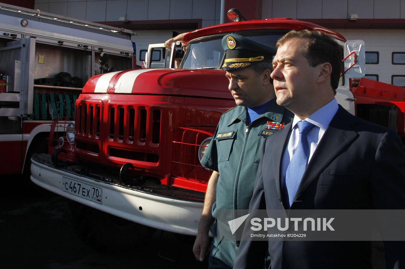 D.Medvedev's working visit to Siberian Federal District. Tomsk