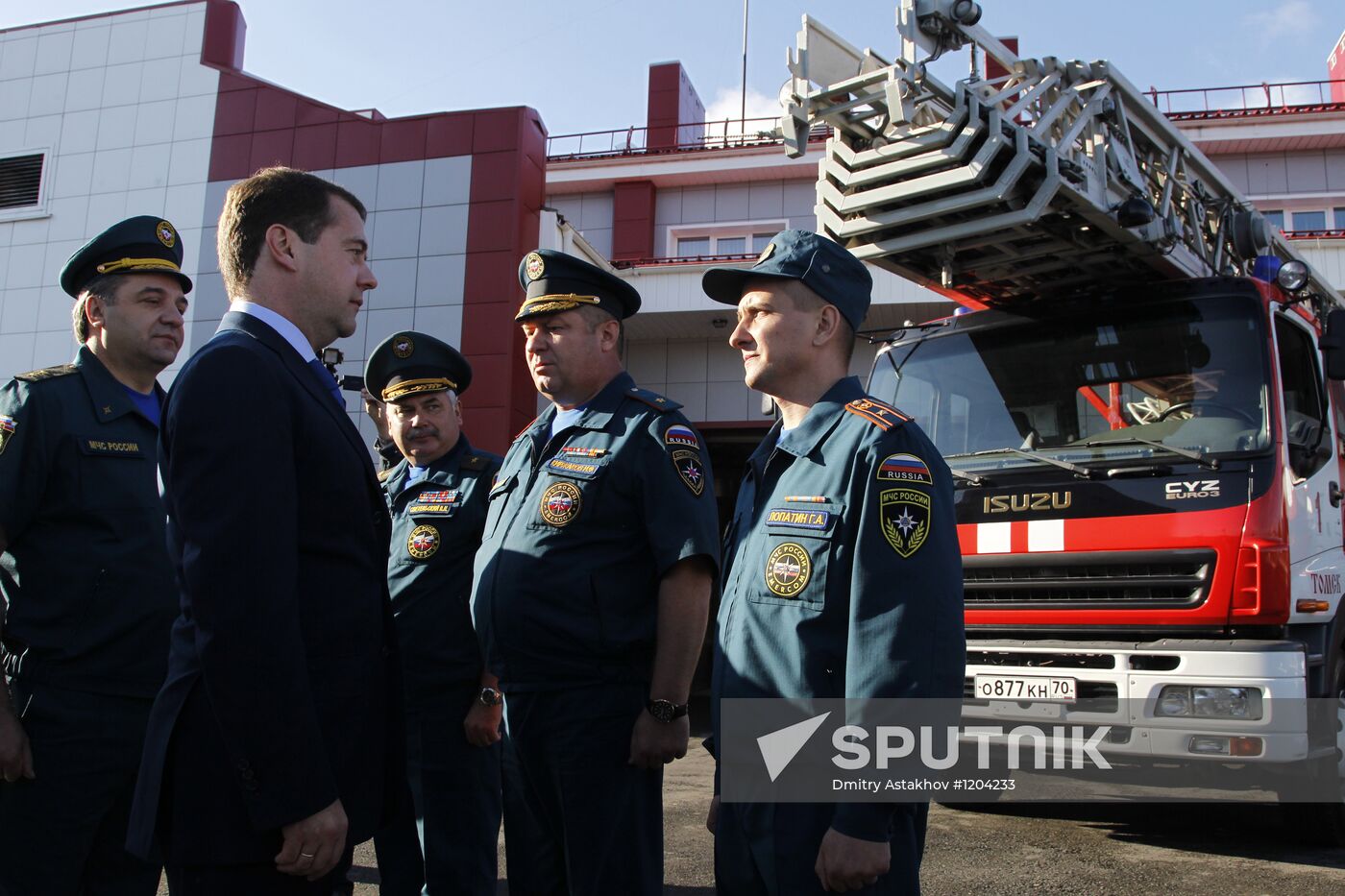 D.Medvedev's working visit to Siberian Federal District. Tomsk