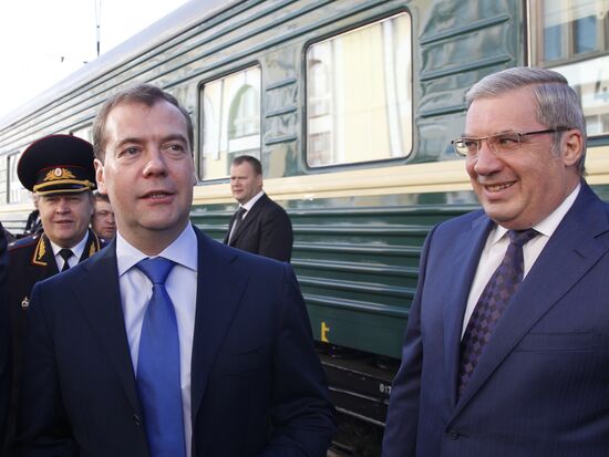 D.Medvedev's working visit to Siberian Federal District. Tomsk