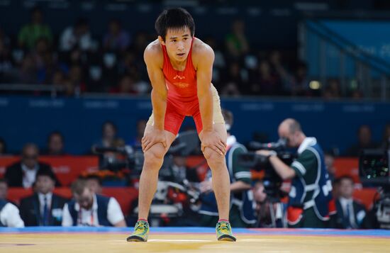 2012 Summer Olympics. Greco-Roman wrestling. Day 1