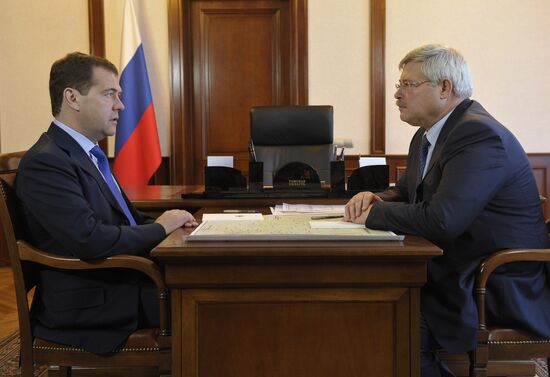 D.Medvedev's working visit to Siberian Federal District. Tomsk