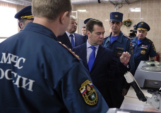 D.Medvedev's working visit to Siberian Federal District. Tomsk