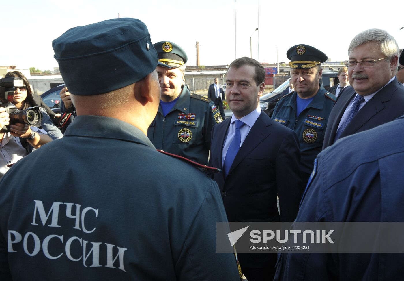 D.Medvedev's working visit to Siberian Federal District. Tomsk