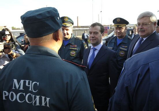 D.Medvedev's working visit to Siberian Federal District. Tomsk