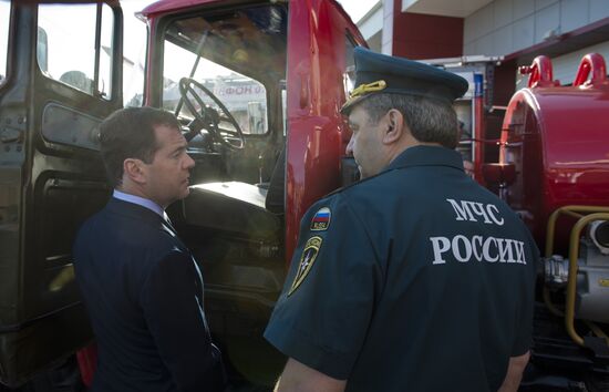 D.Medvedev's working visit to Siberian Federal District. Tomsk