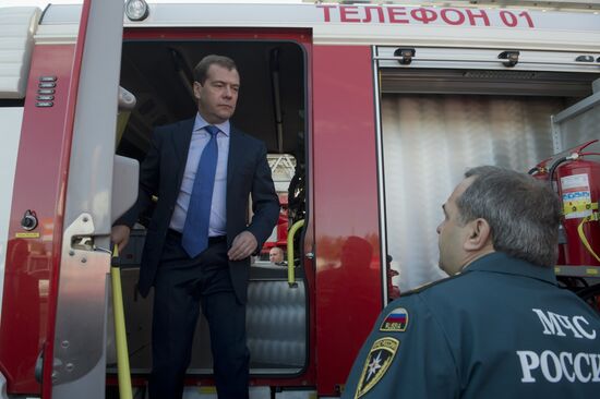 D.Medvedev's working visit to Siberian Federal District. Tomsk