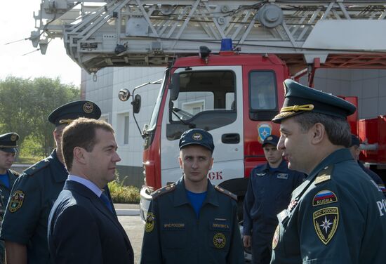 D.Medvedev's working visit to Siberian Federal District. Tomsk