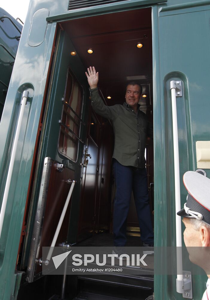 Dmitry Medvedev on working visit to Siberia. Day Two