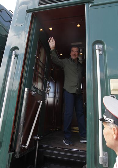 Dmitry Medvedev on working visit to Siberia. Day Two