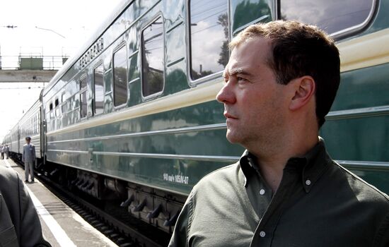 Dmitry Medvedev on working visit to Siberia. Day Two
