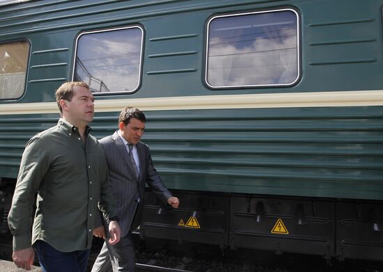 Dmitry Medvedev on working visit to Siberia. Day Two