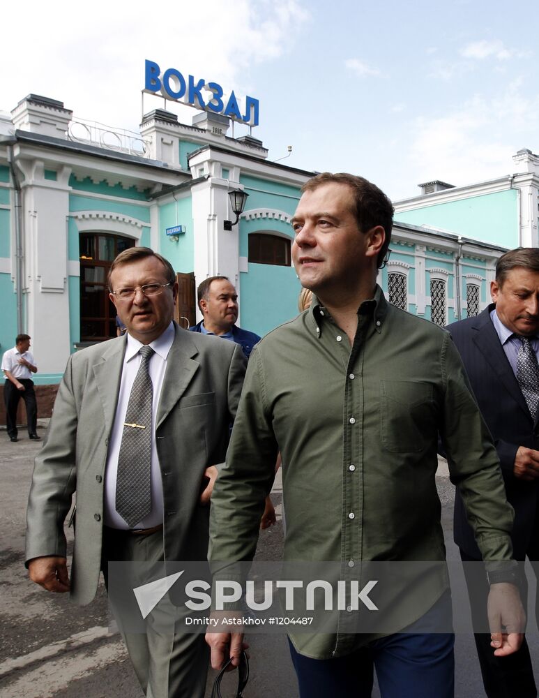 Dmitry Medvedev on working visit to Siberia. Day Two