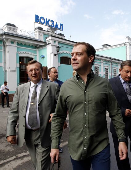 Dmitry Medvedev on working visit to Siberia. Day Two
