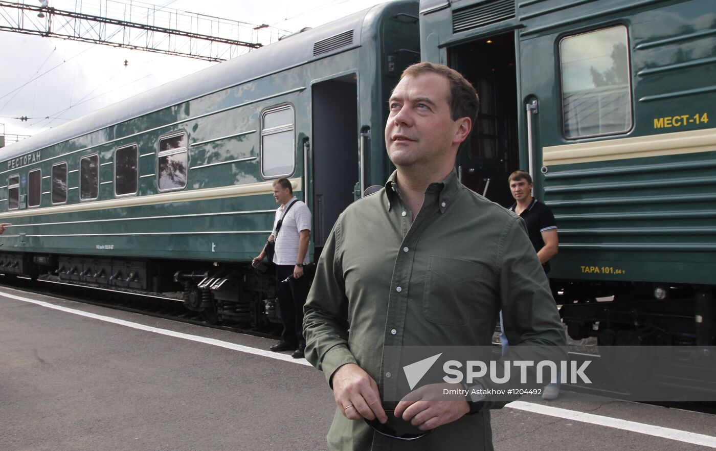 Dmitry Medvedev on working visit to Siberia. Day Two