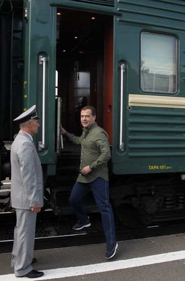 Dmitry Medvedev on working visit to Siberia. Day Two