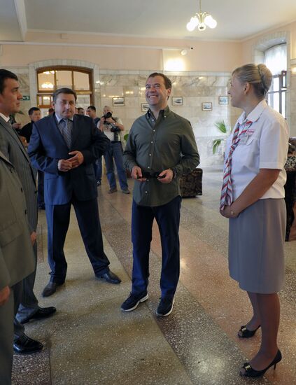 Dmitry Medvedev on working visit to Siberia. Day Two