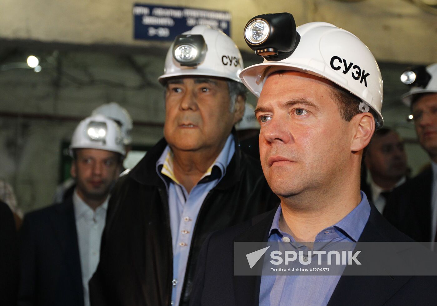 Dmitry Medvedev's working visit to Siberia. Leninsk-Kuznetsky