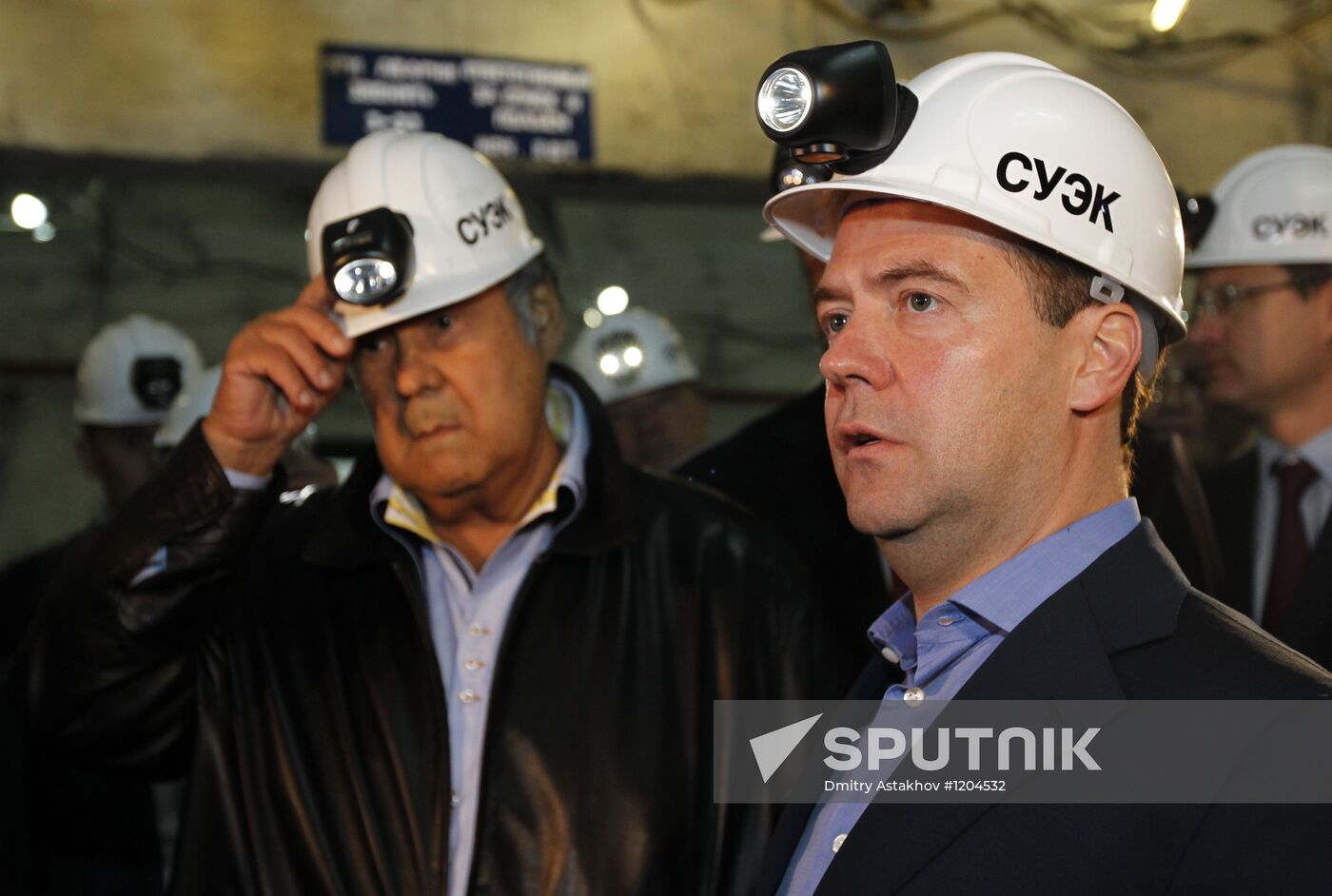 Dmitry Medvedev's working visit to Siberia. Leninsk-Kuznetsky
