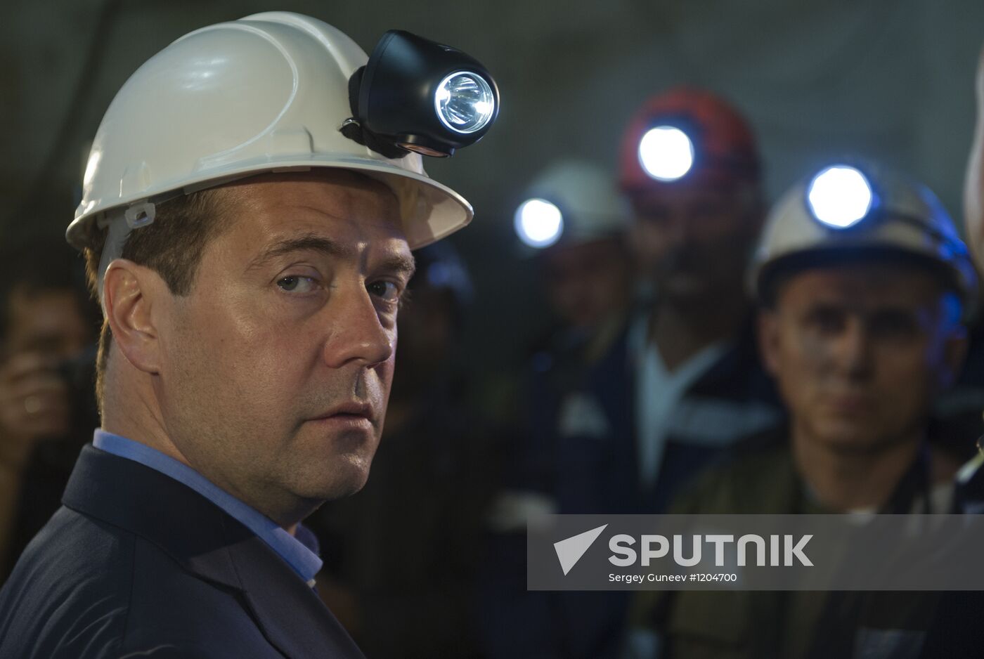 Dmitry Medvedev's working visit to Siberia. Kuznetsk basin