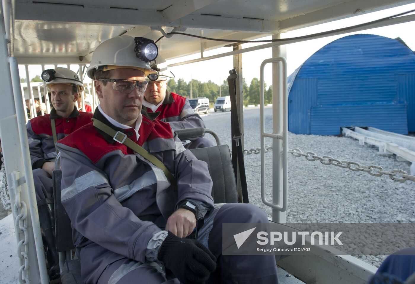Dmitry Medvedev's working visit to Siberia. Kuzbass