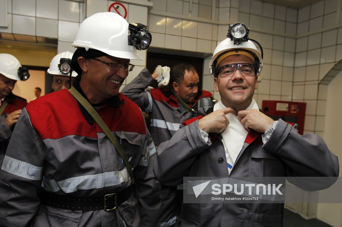 Dmitry Medvedev's working visit to Siberia. Kuznetsk basin