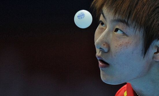 2012 Olympics. Table Tennis. Women's Team semifinal