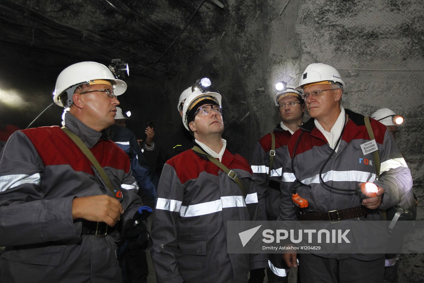 Dmitry Medvedev's working visit to Siberia. Kuznetsk basin