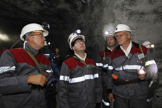 Dmitry Medvedev's working visit to Siberia. Kuznetsk basin