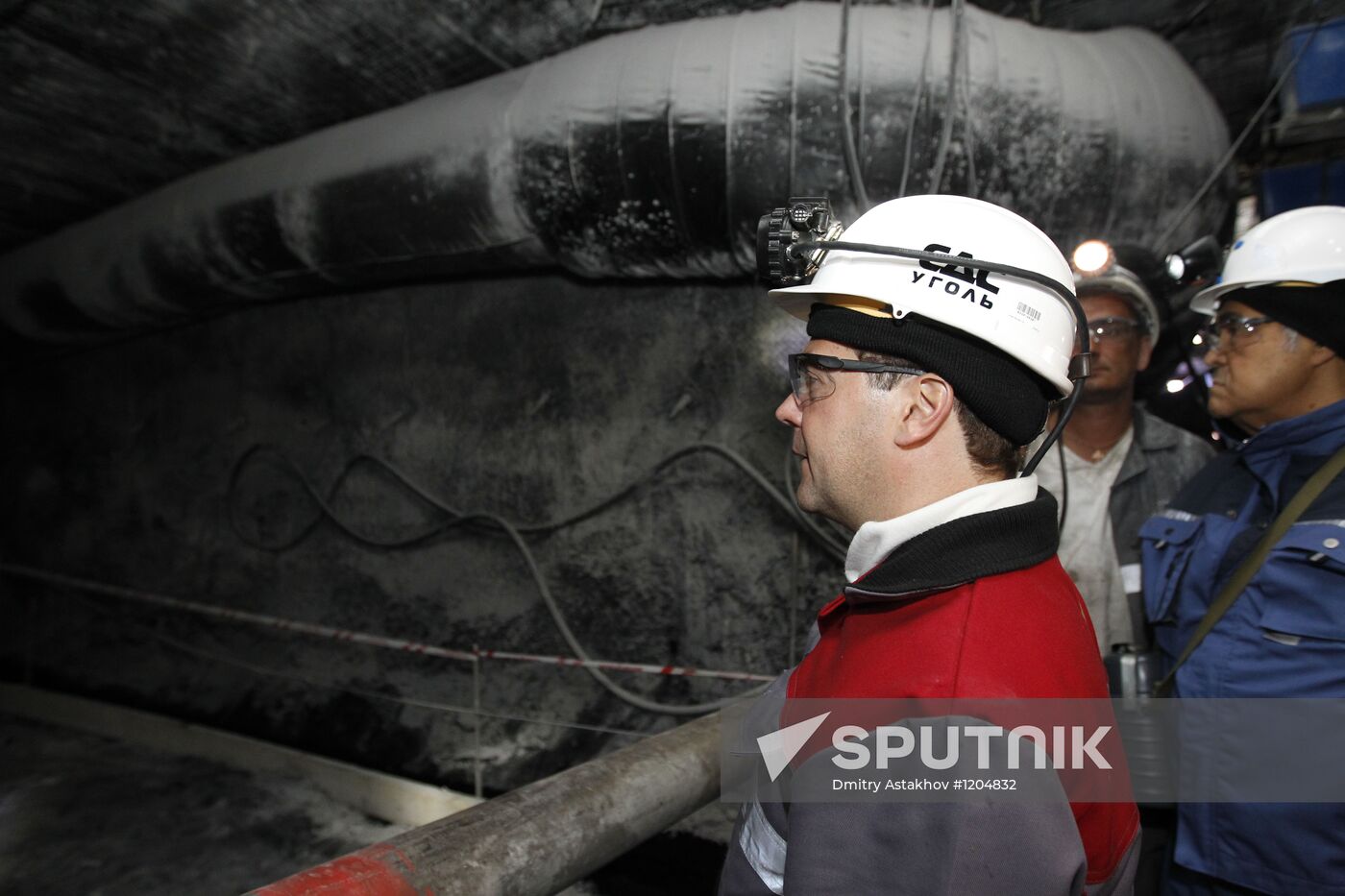 Dmitry Medvedev's working visit to Siberia. Kuznetsk basin